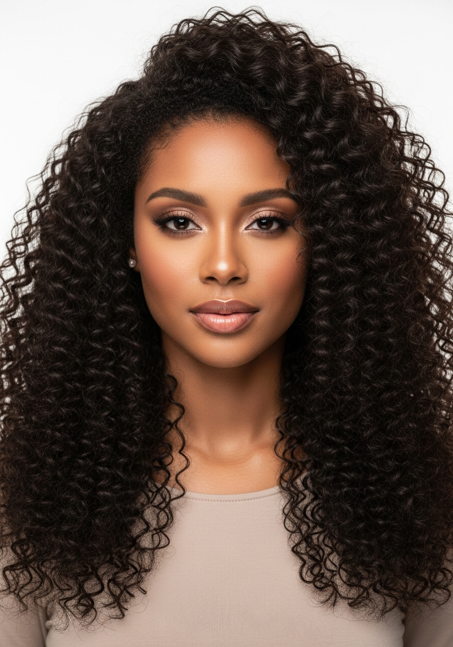 Curly Thick Long Hair 2026
