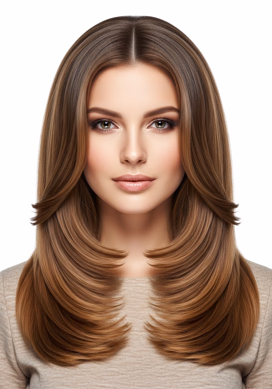 Soft V-Cut for Thick Hair 2026