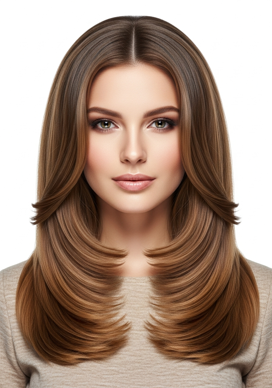 Soft V-Cut for Thick Hair 2026