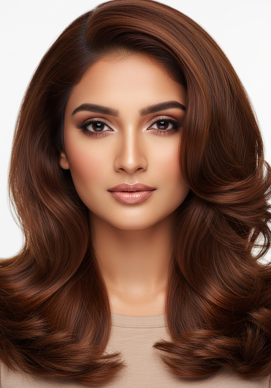 Voluminous Long Layers for Thick Hair 2026