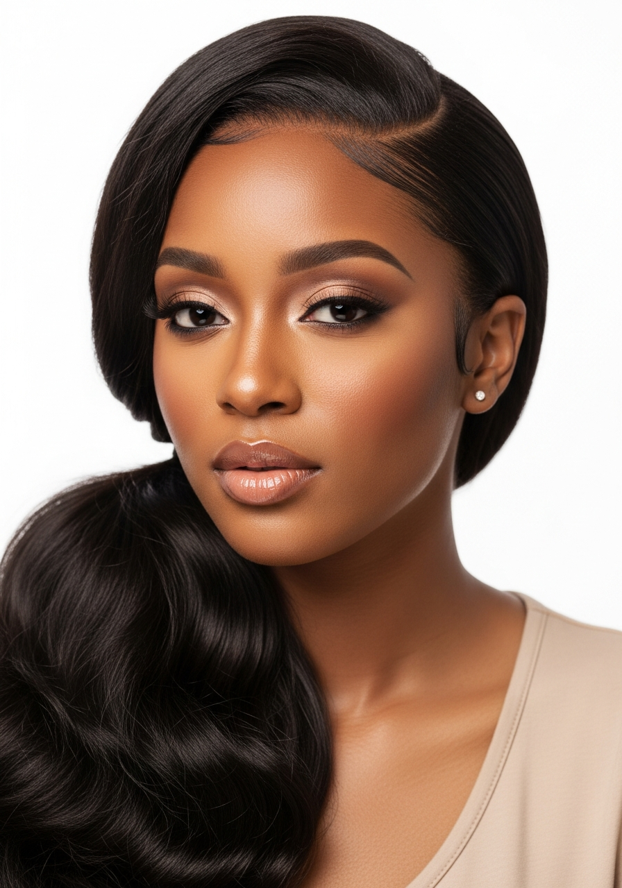 Silk Press Ponytail