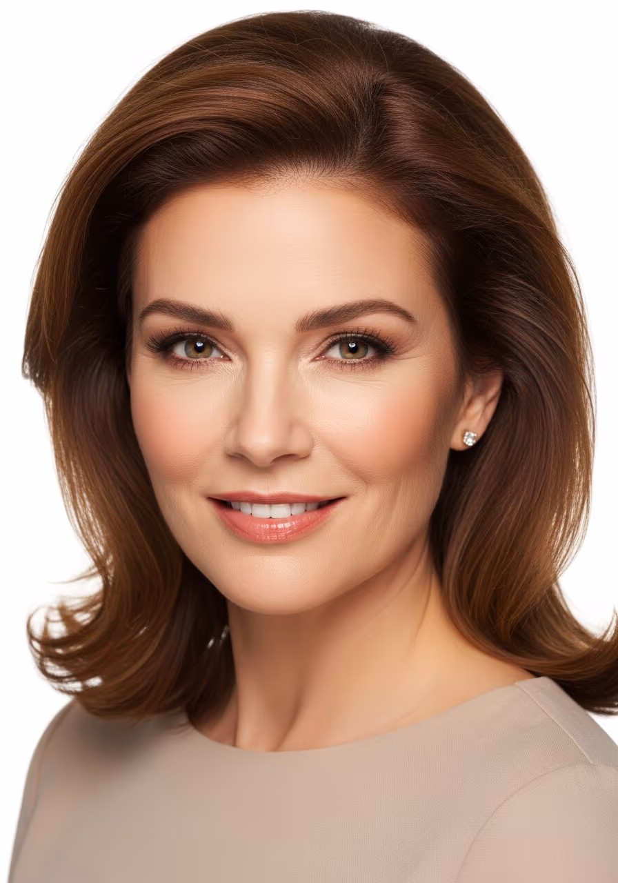 Polished Medium Over50 hairstyle