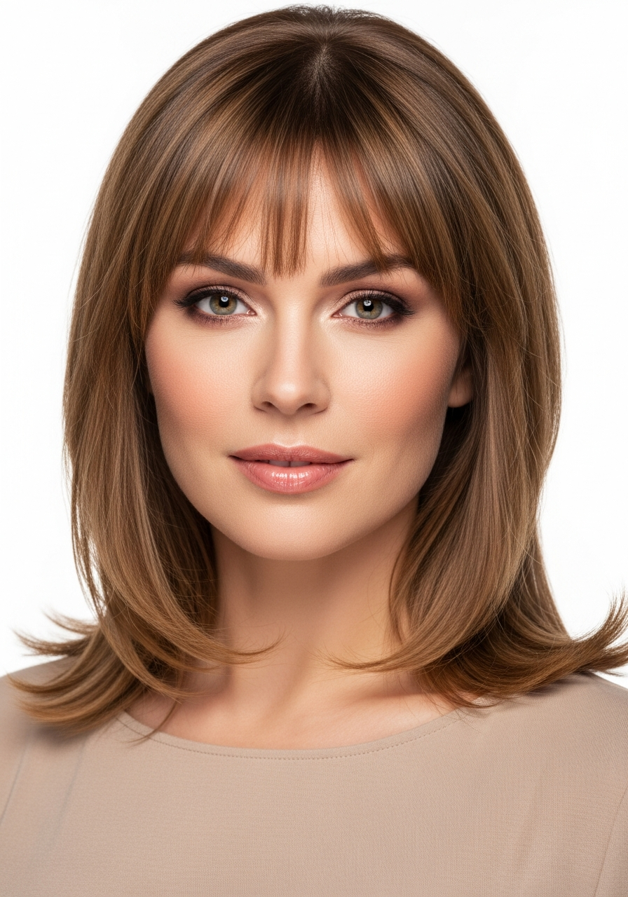 Bangs for Thin Hair Medium Length