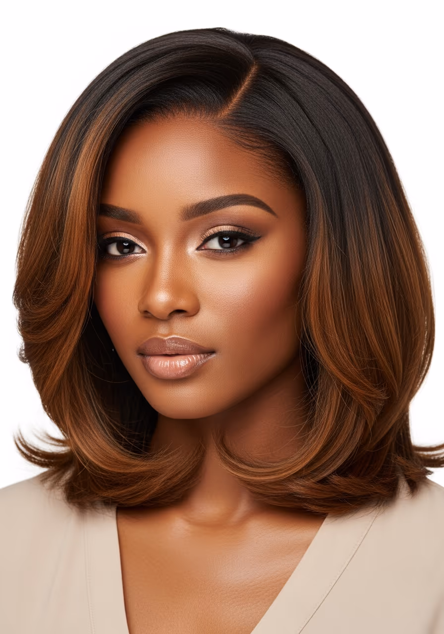 Balayage Thin Medium - Medium-Length Hairstyles for Thin Hair