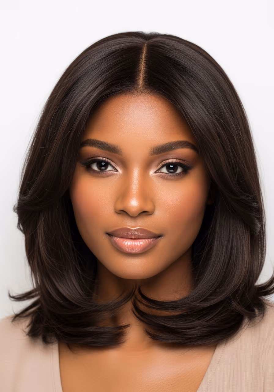 Face Framing Thin hairstyle