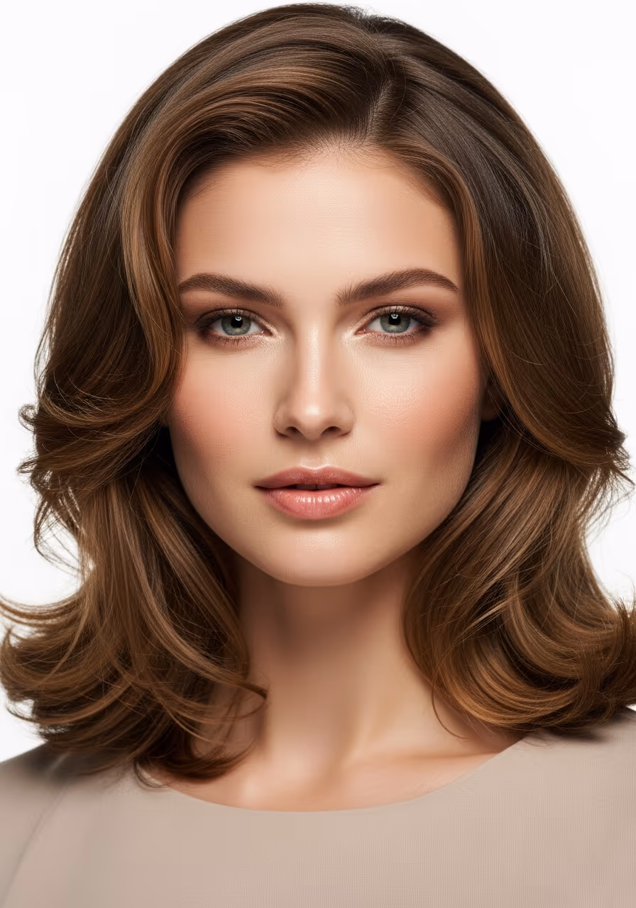 Low Maint Thin Medium hairstyle