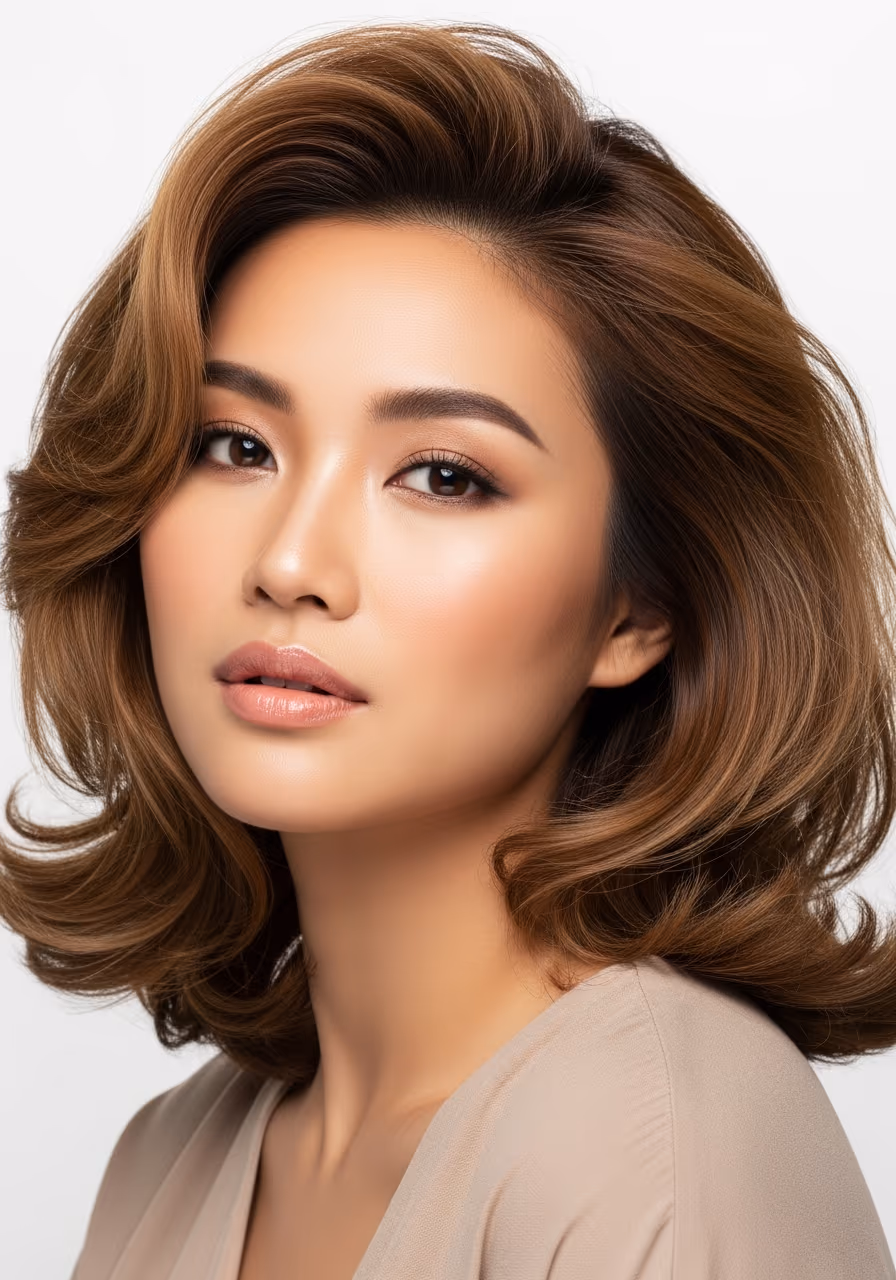 Textured Ends Thin hairstyle