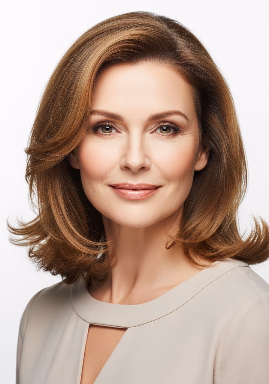Thin Hair Over50 - Medium-Length Hairstyles for Thin Hair