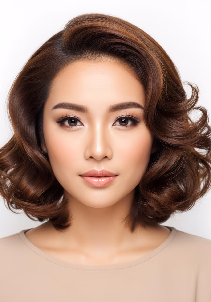 Thin Medium Curly - Medium-Length Hairstyles for Thin Hair