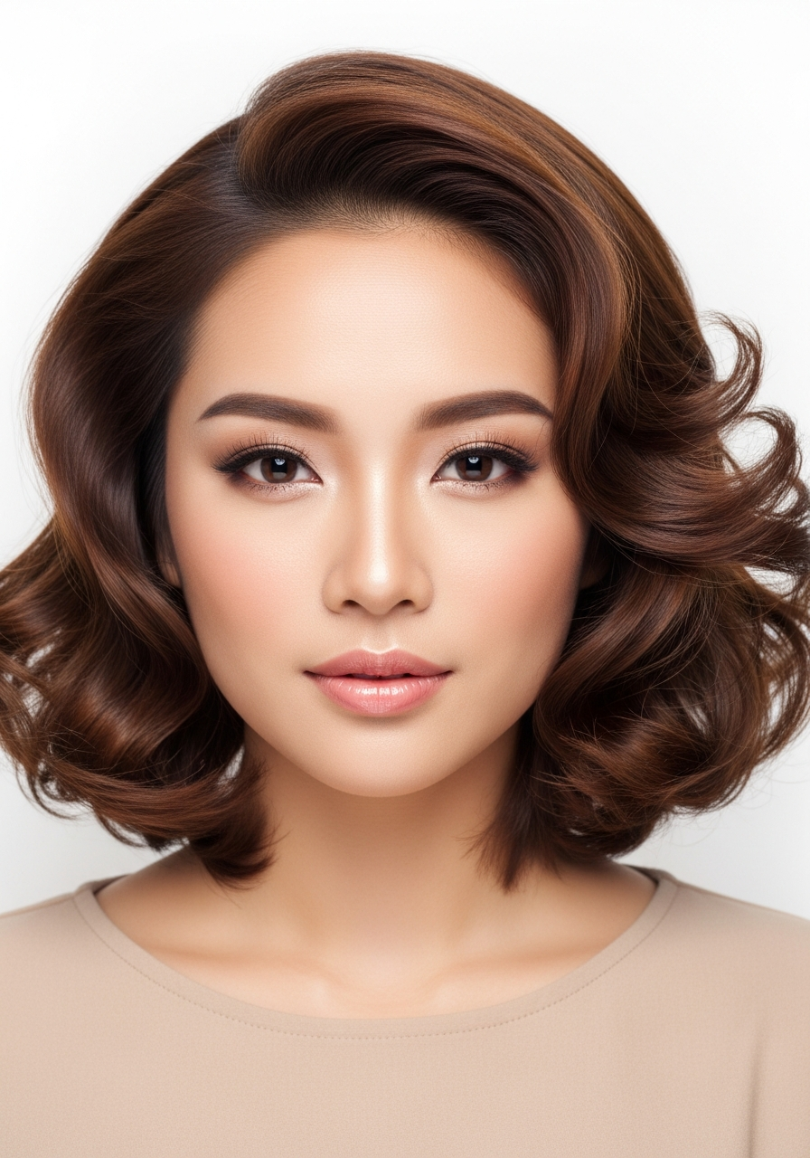 Curly Medium Cut for Thin