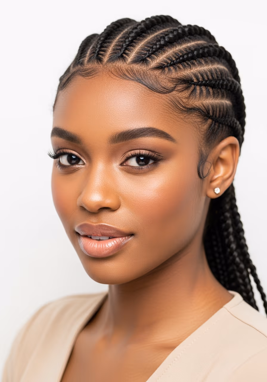 Medium Cornrows 2026 - Medium-Length Protective Hairstyles for Natural Hair