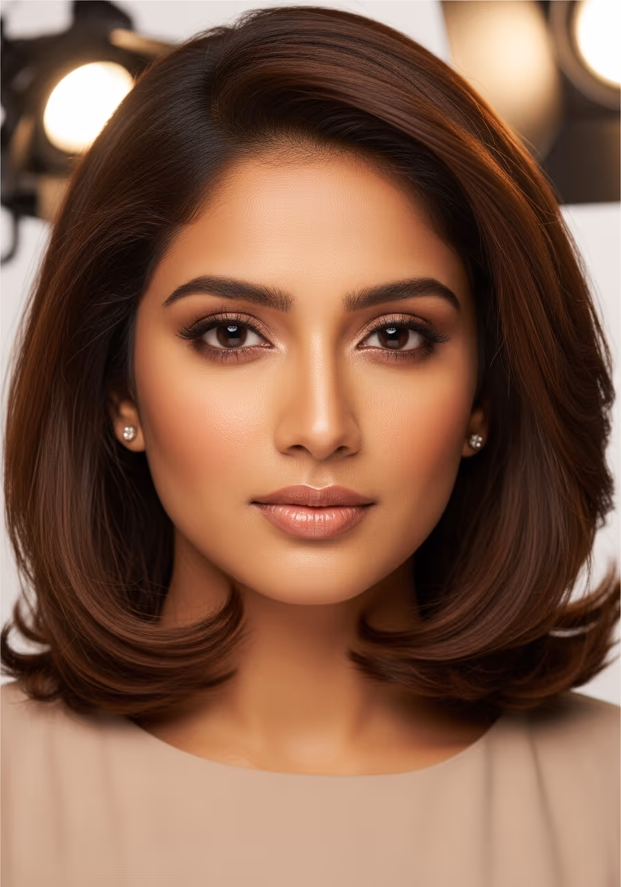 Feathered Medium Waves - 22 Medium Wavy Hairstyles to Try