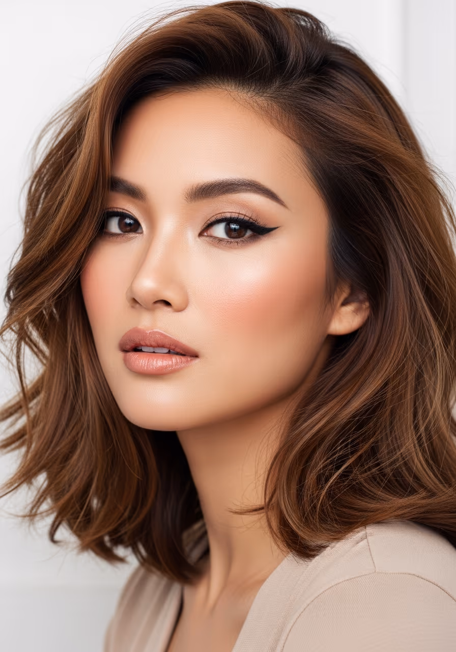 Undone Medium Waves - 22 Medium Wavy Hairstyles to Try