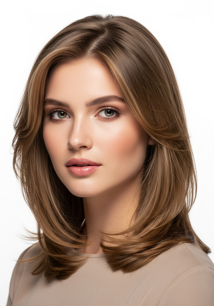 Fine Hair Shag at Medium-Long Length