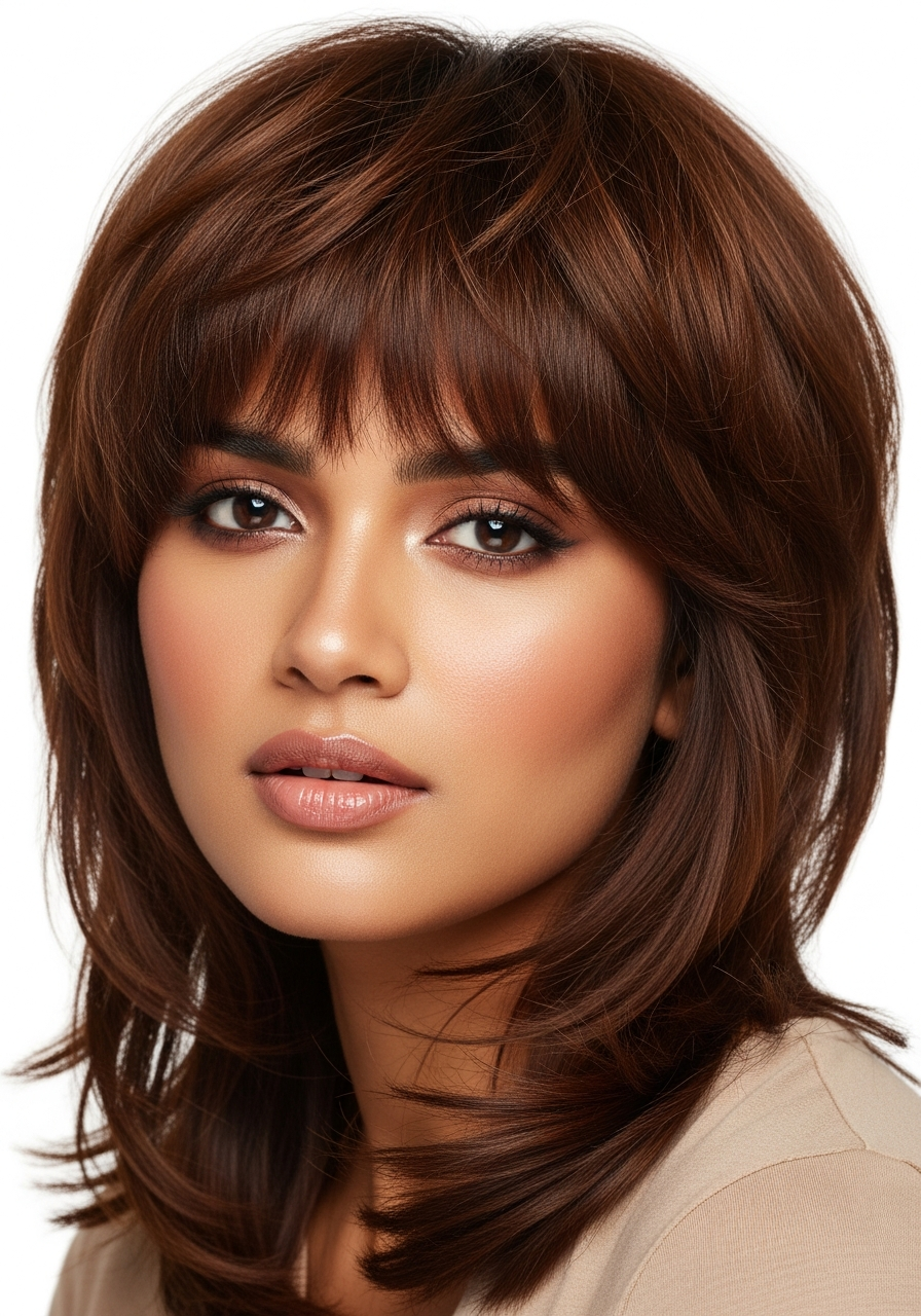 Textured Shag for Fine Hair