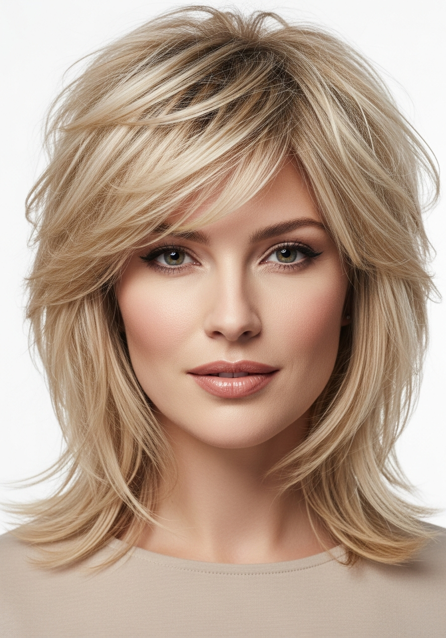 Volume-Focus Shag for Fine Hair
