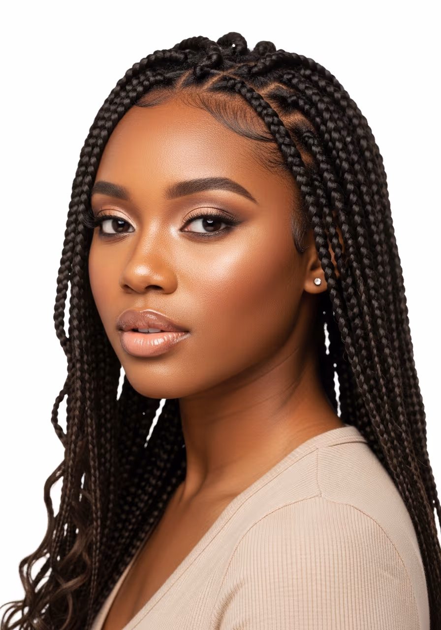 Long Bohemian Braids Natural Hair 2026