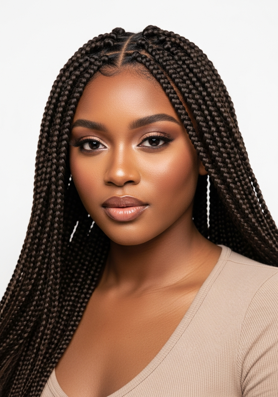 Long Goddess Braids