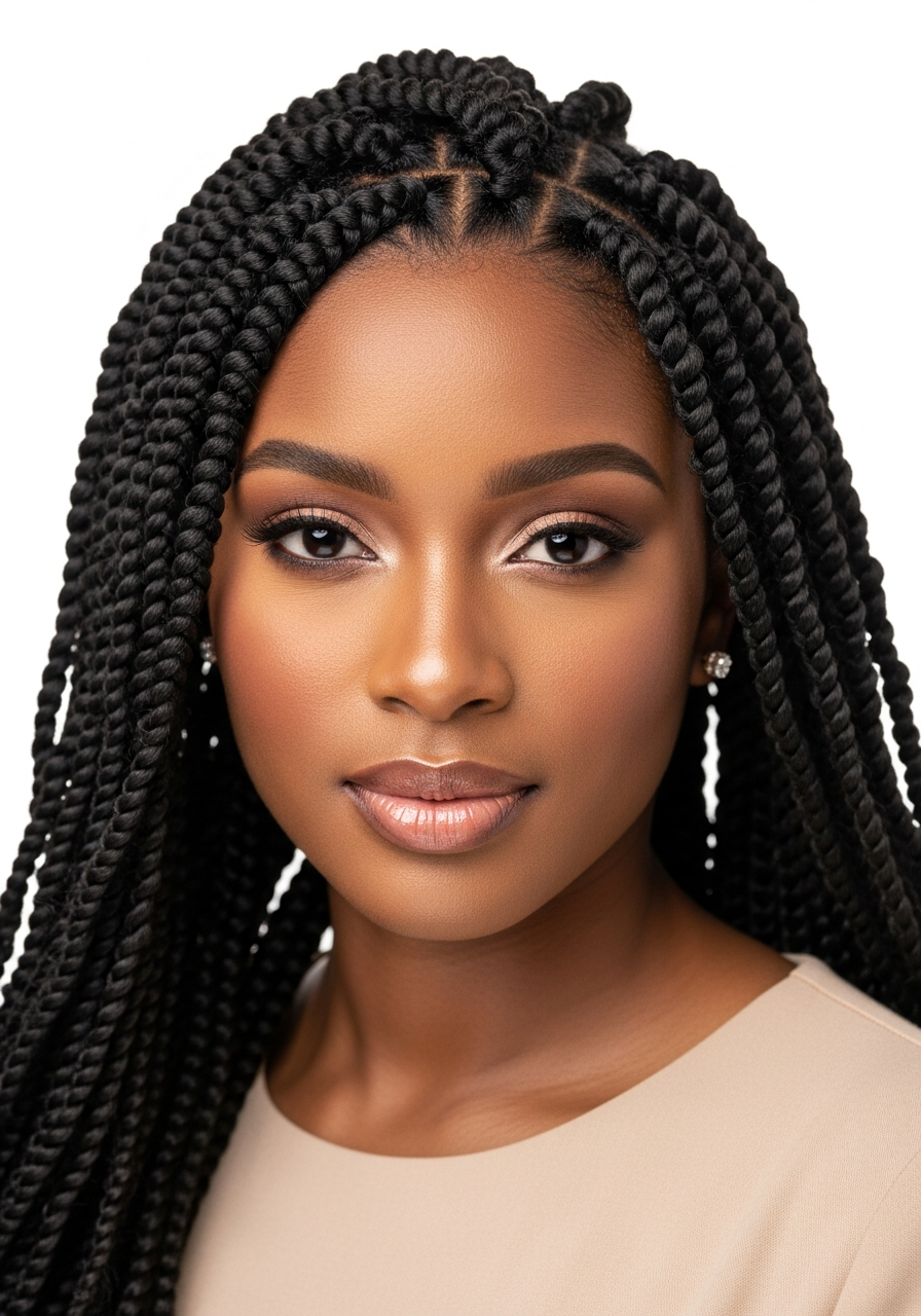 Long Senegalese Twists