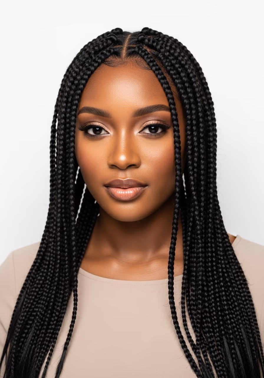 Long Stitch Braids Natural Hair 2026