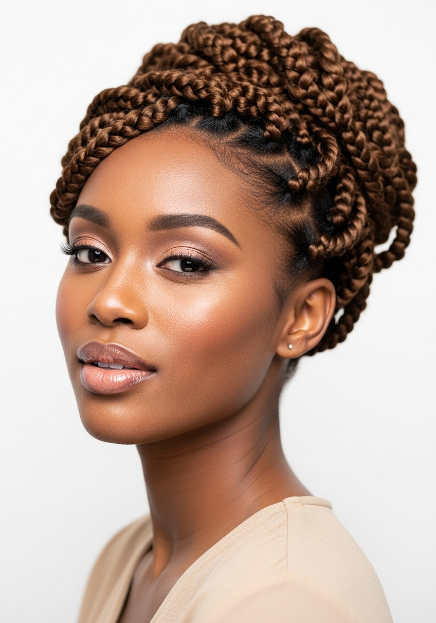 Long Twisted Updo