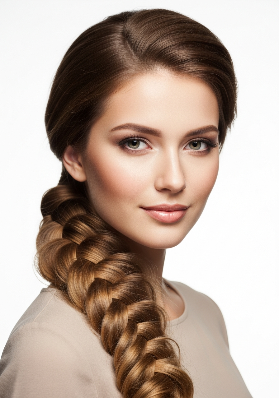 Braided Ponytail Long Hair 2026