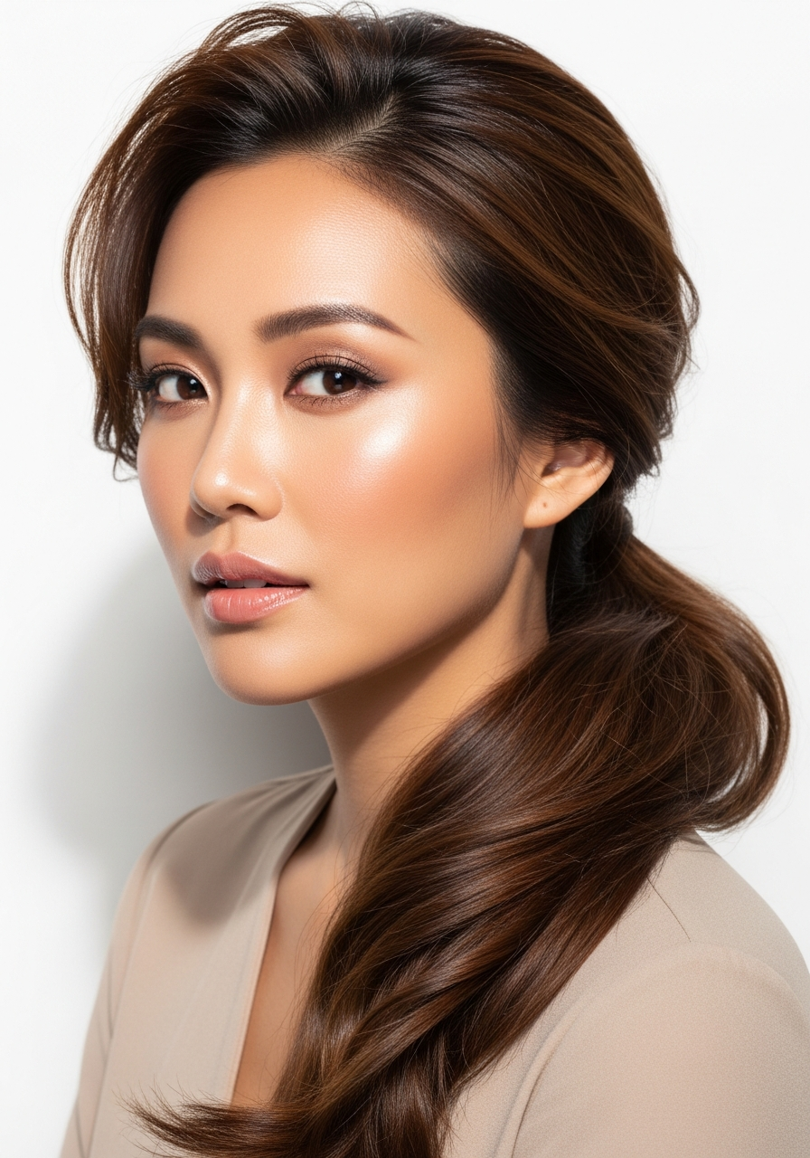 Low Side Ponytail Long Hair 2026