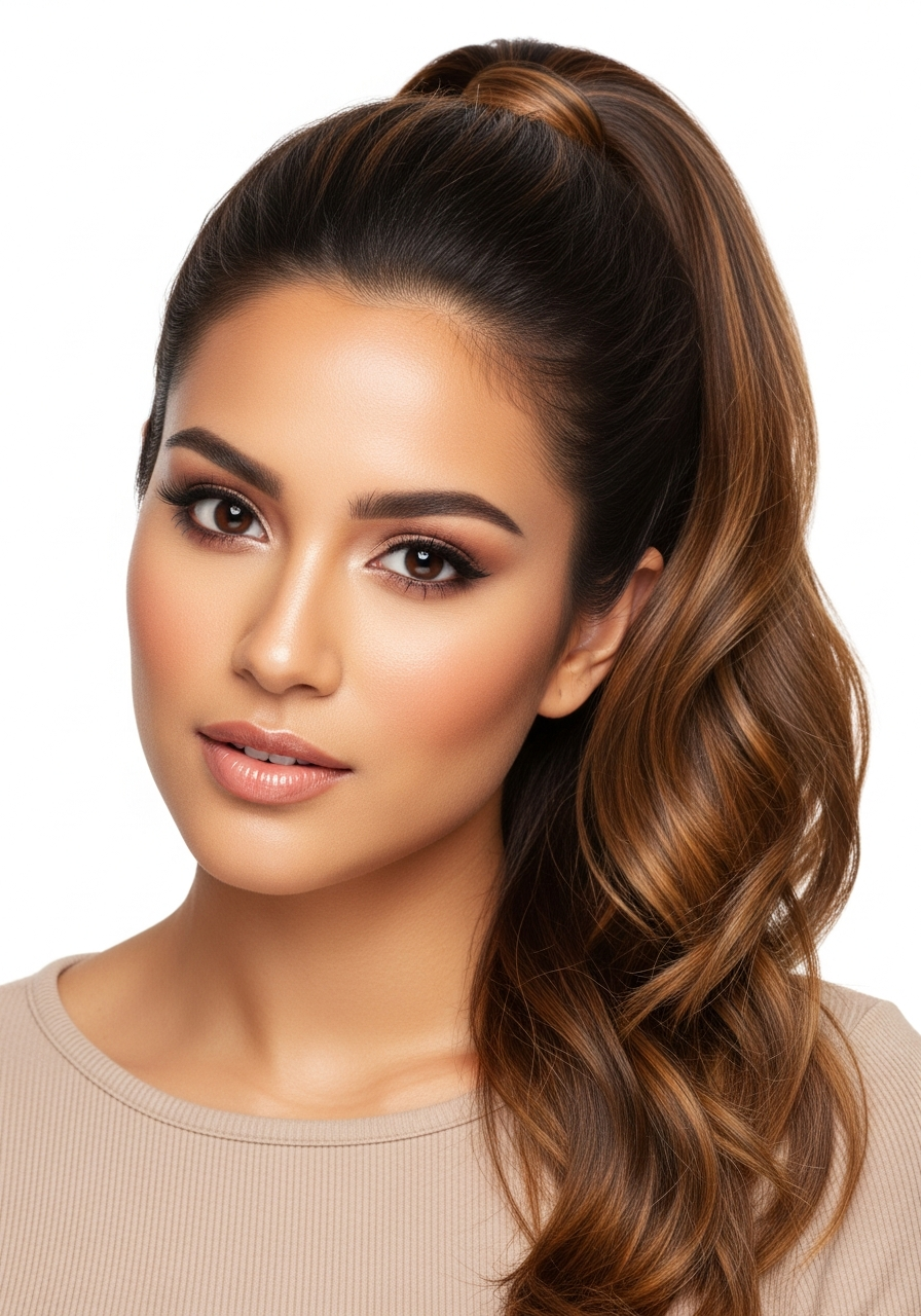Quick Boho Ponytail Long Hair 2026
