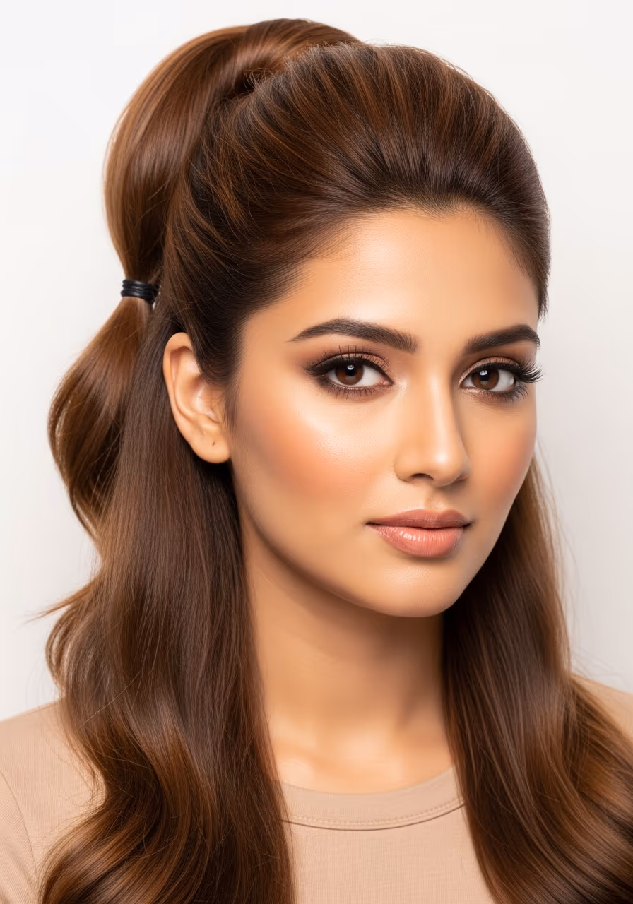Sporty High Ponytail Long Hair 2026