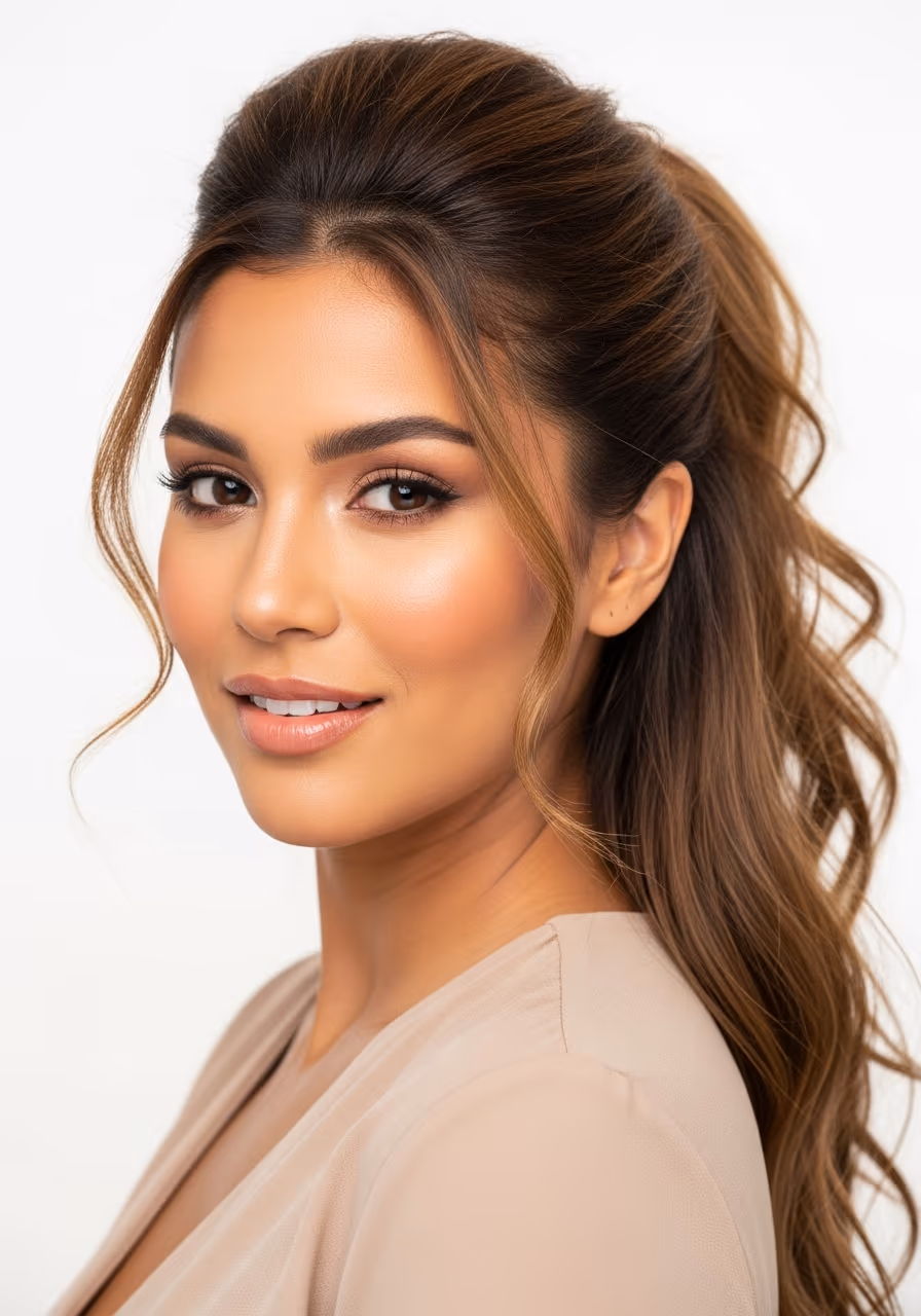 Voluminous Long Hair Ponytail 2026