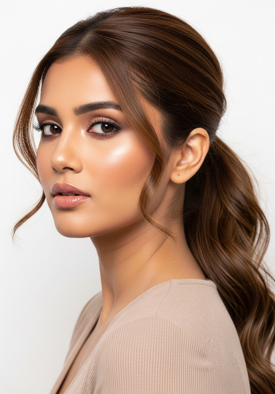 Wavy Long Hair Ponytail 2026