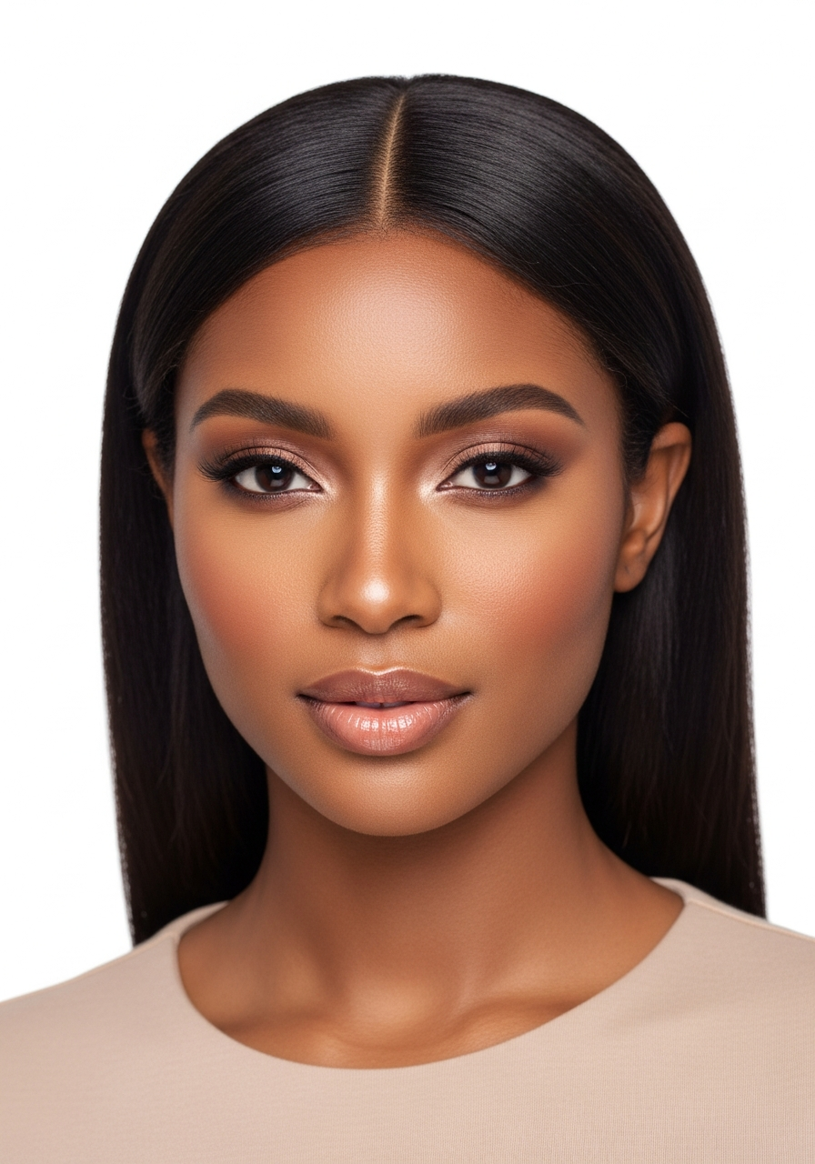 Center Part Straight