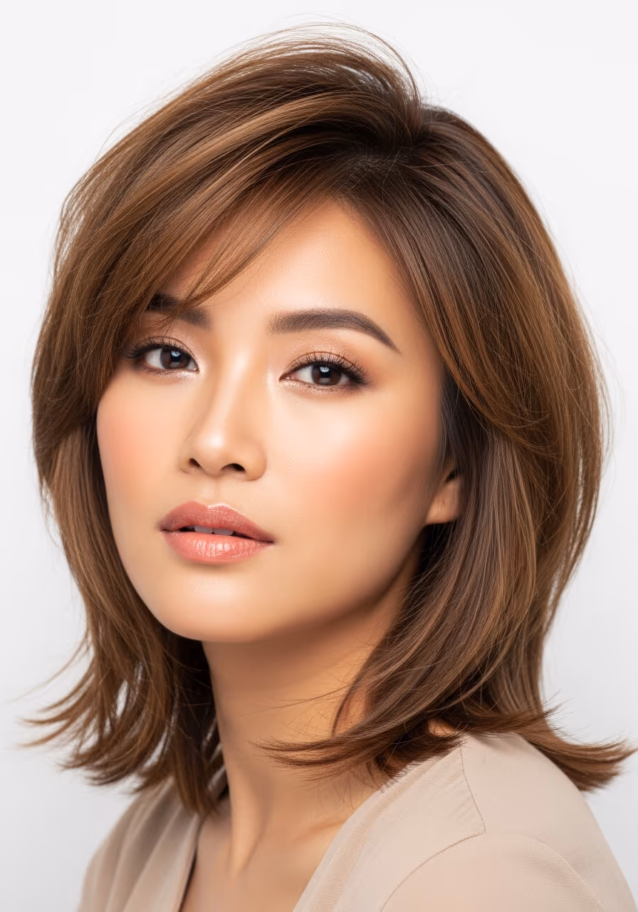 Volume Boost Shag - 22 Shoulder-Length Shag Haircuts Trending