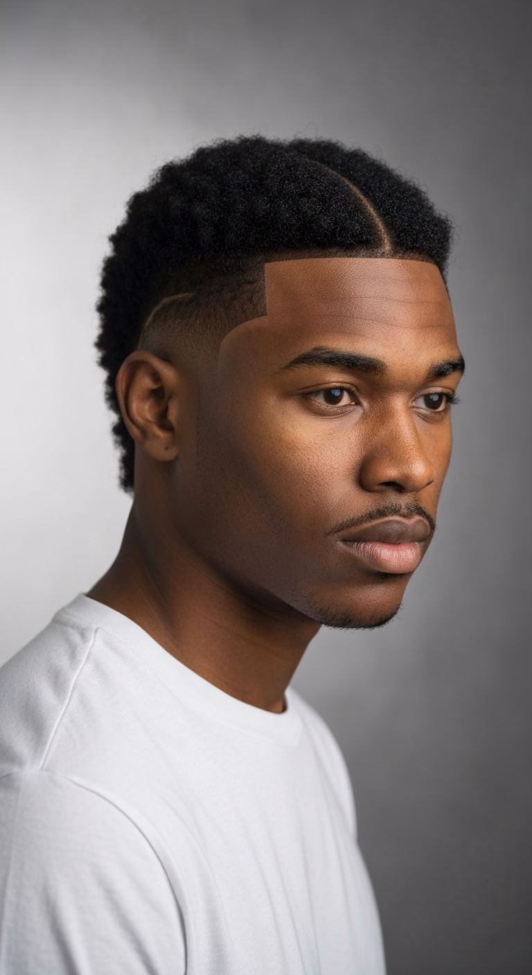Black Men Baby Mullet