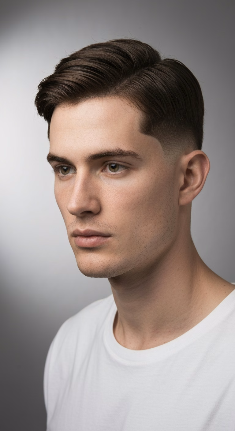 Middle Part Baby Mullet