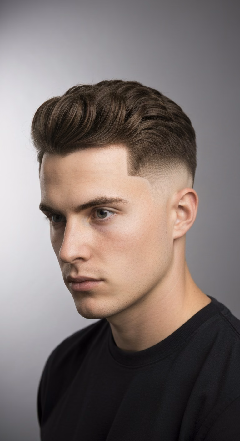 Skin Fade Baby Mullet