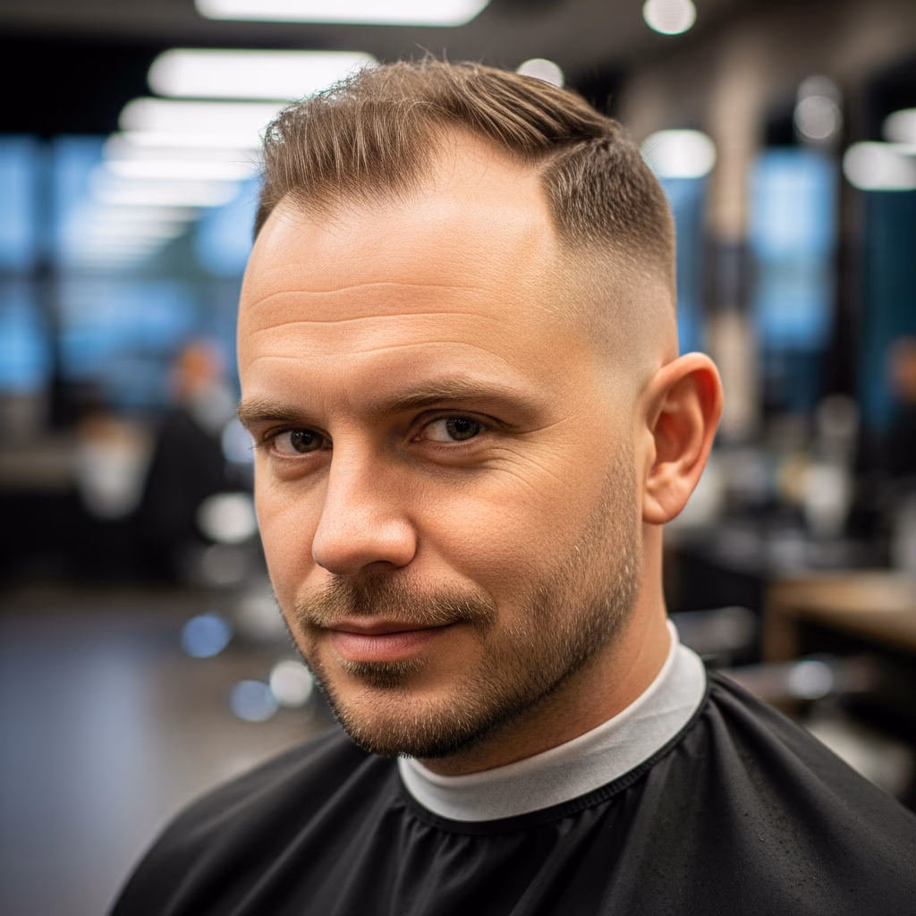 Aggressive High Fade Embrace — for men experiencing hair loss or thinning in 2026