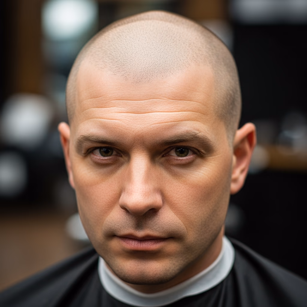 Full Shave Clean Bald Embrace — for men experiencing hair loss or thinning in 2026