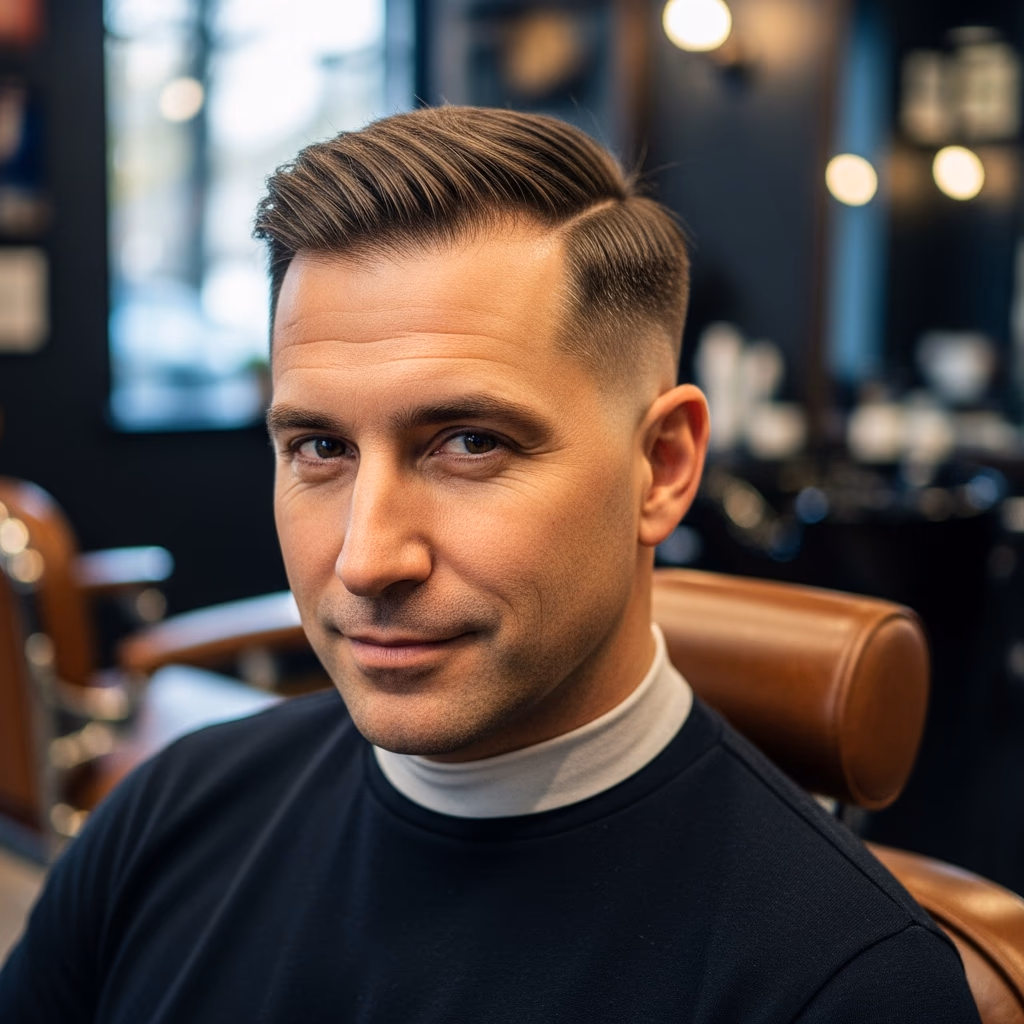 Side Part Volume Lift Hide — for men experiencing hair loss or thinning in 2026