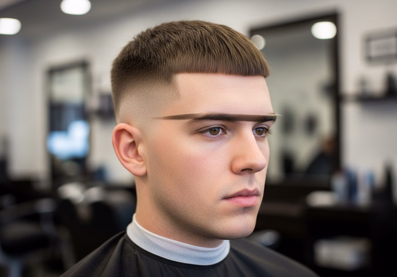 Caesar Cut with Cowlick — caesar cut for men in 2026