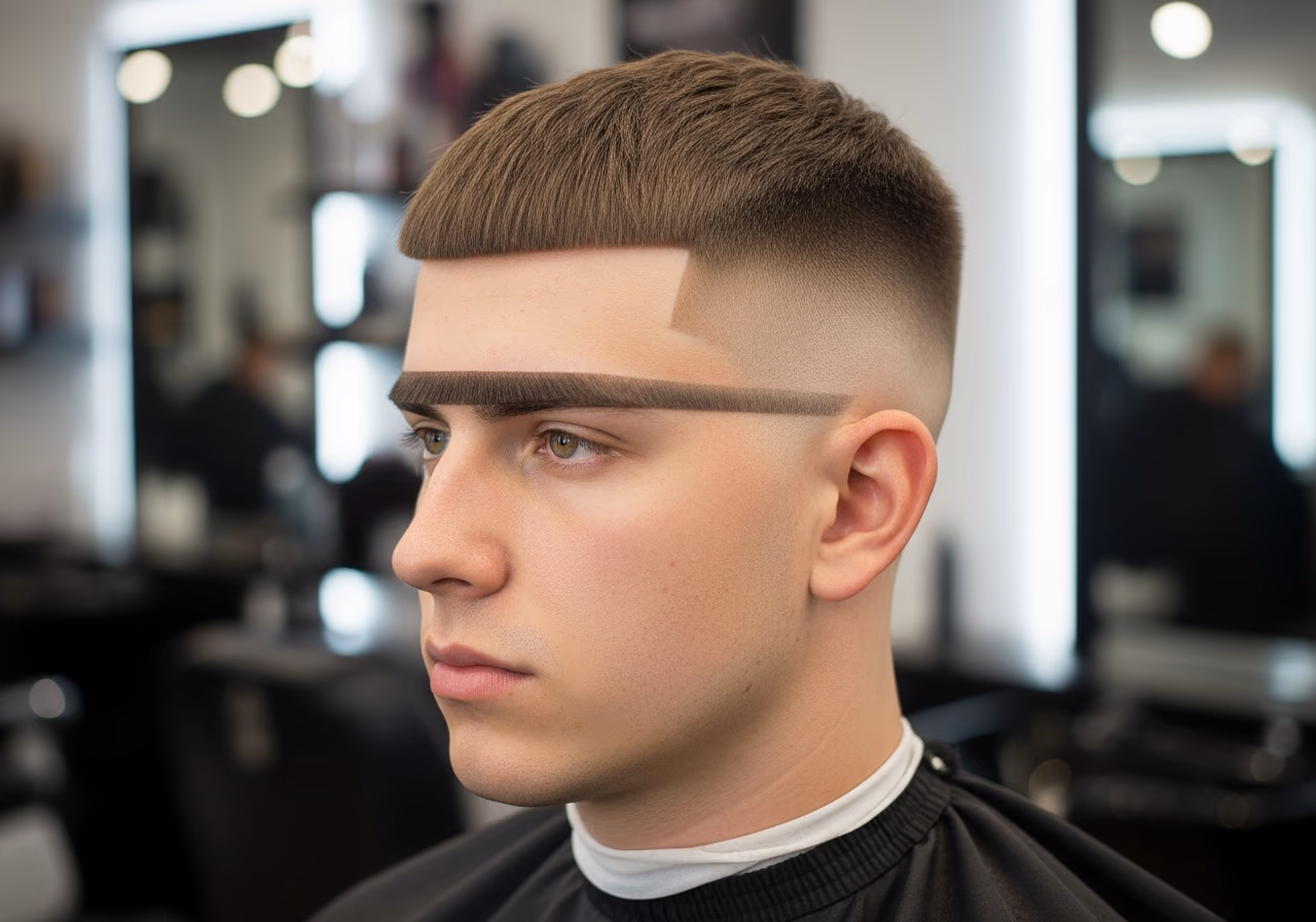 Caesar Cut with High Fade — caesar cut for men in 2026