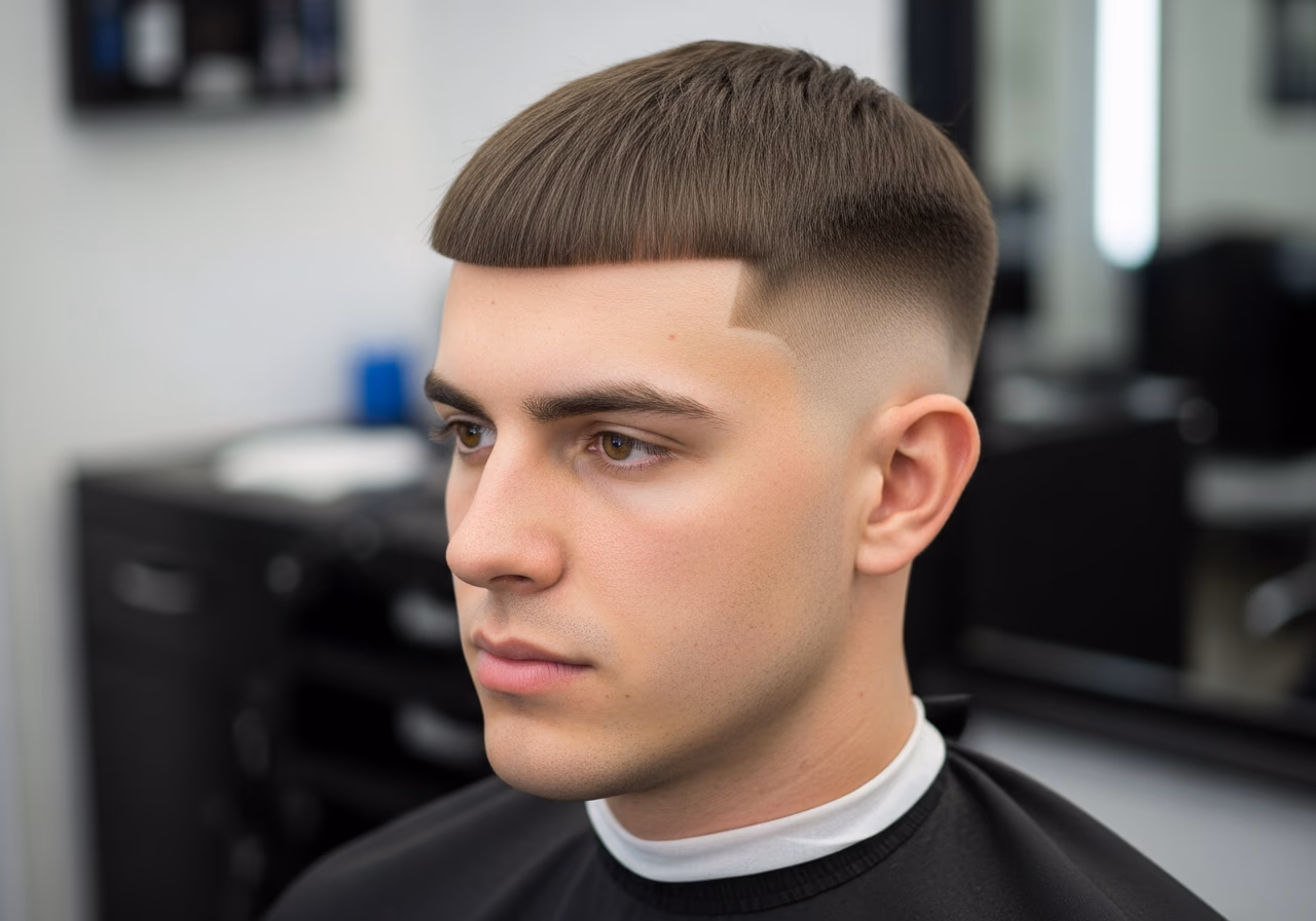 Caesar Cut with Skin Fade — caesar cut for men in 2026