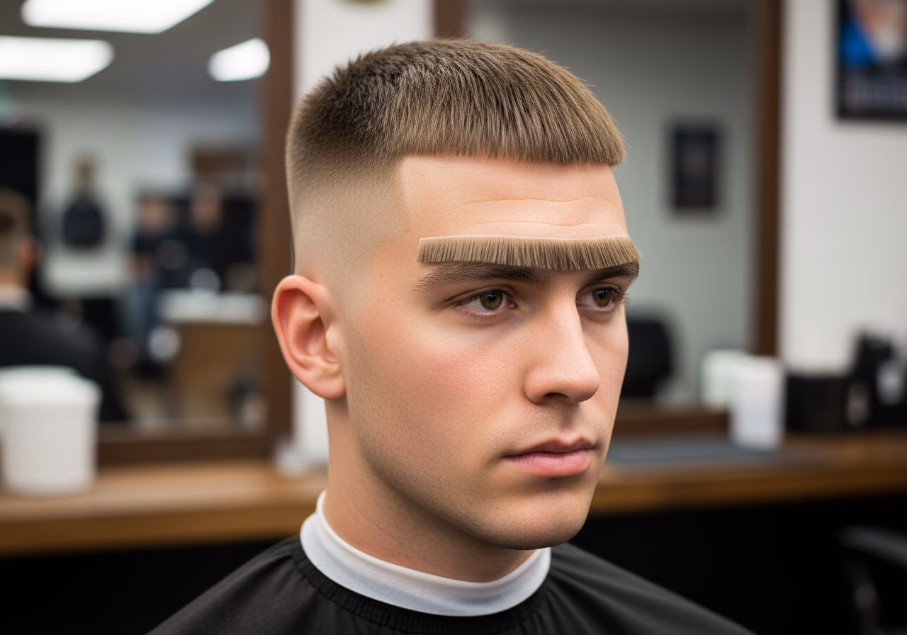 Modern George Clooney Caesar — caesar cut for men in 2026
