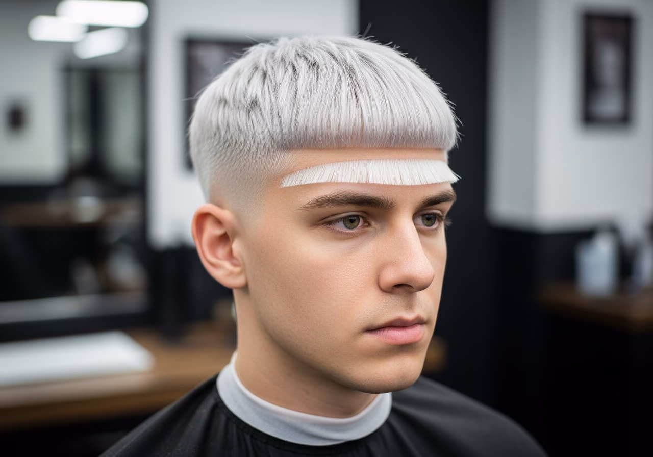 Platinum Caesar Cut — caesar cut for men in 2026