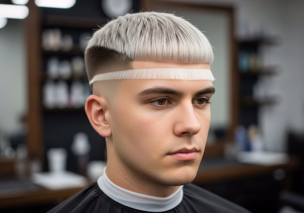 Two Tone Caesar Cut — caesar cut for men in 2026