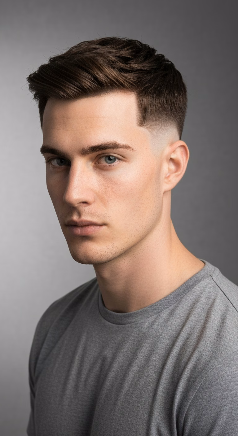 Fine Hair Center Part