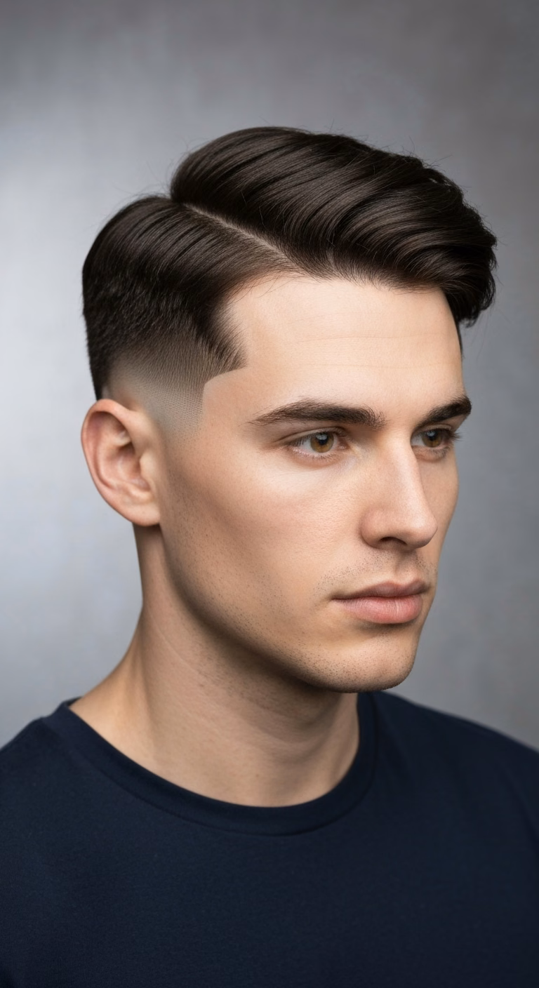Thick Hair Center Part