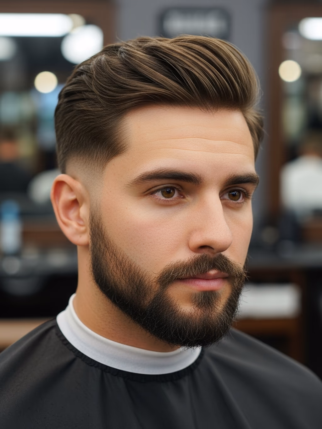 Textured Center Part — centre part hairstyle for men in 2026