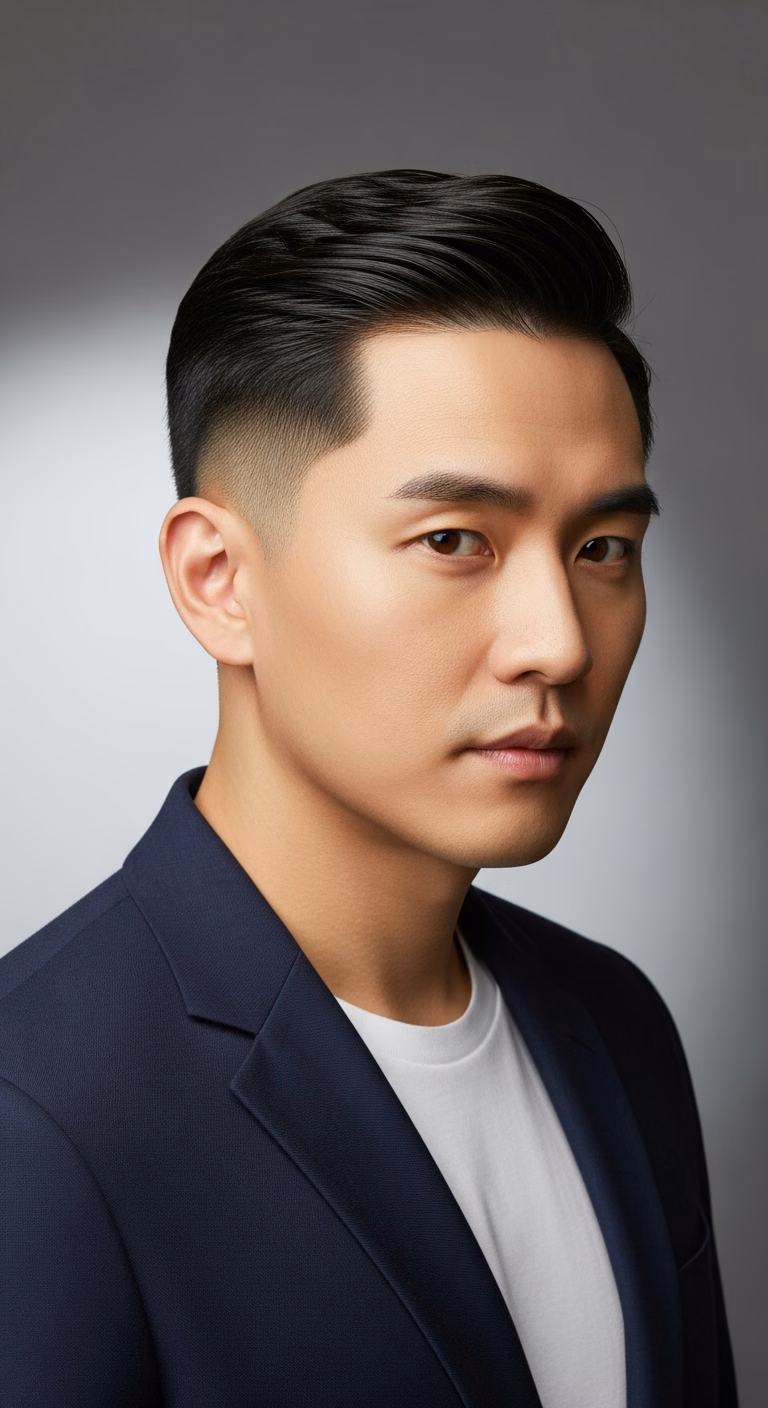 Korean Classic Side Part