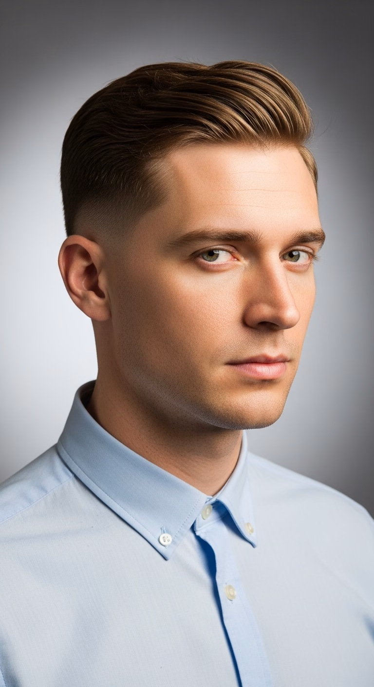 Lifted Classic Side Part